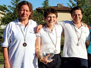 Squadra femminile MGC Novi Ligure seconda classificata Campionati Italiani Cavriglia 2015