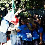 Paolo Porta Campione Europeo a Porto 2012 travolto dalla gioia dei compagni di Nazionale Elite