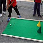Sport Open Day 2014 stand del MGC Novi Ligure pratica del golf su pista