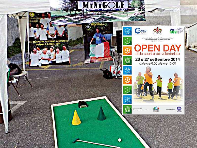 MGC Novi Ligure stand all'Open Day dello Sport e del Volontariato 2014