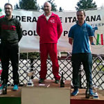 Paolo Porta sul terzo gradino del podio alla finale Master 2017 di Canegrate
