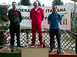Paolo Porta sul terzo gradino del podio alla finale Master 2017 di Canegrate
