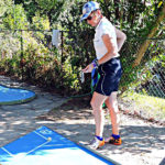 Luisa Armenia durante gara di Rapallo miniaturgolf del 2016