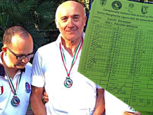 Giuseppe Cucchi Campione italiano minigolf FSSI 2018